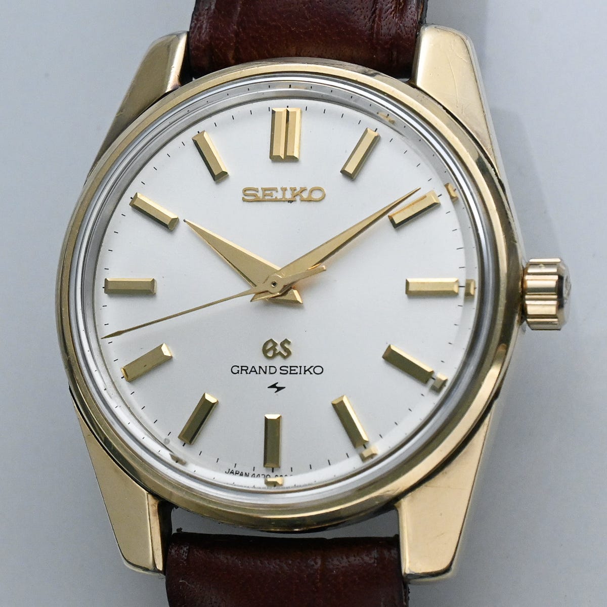 ４４グランドセイコー 手巻 ２７石 キャップゴールドケース GRAND SEIKO 44GS 4420-9990 稼動確認済