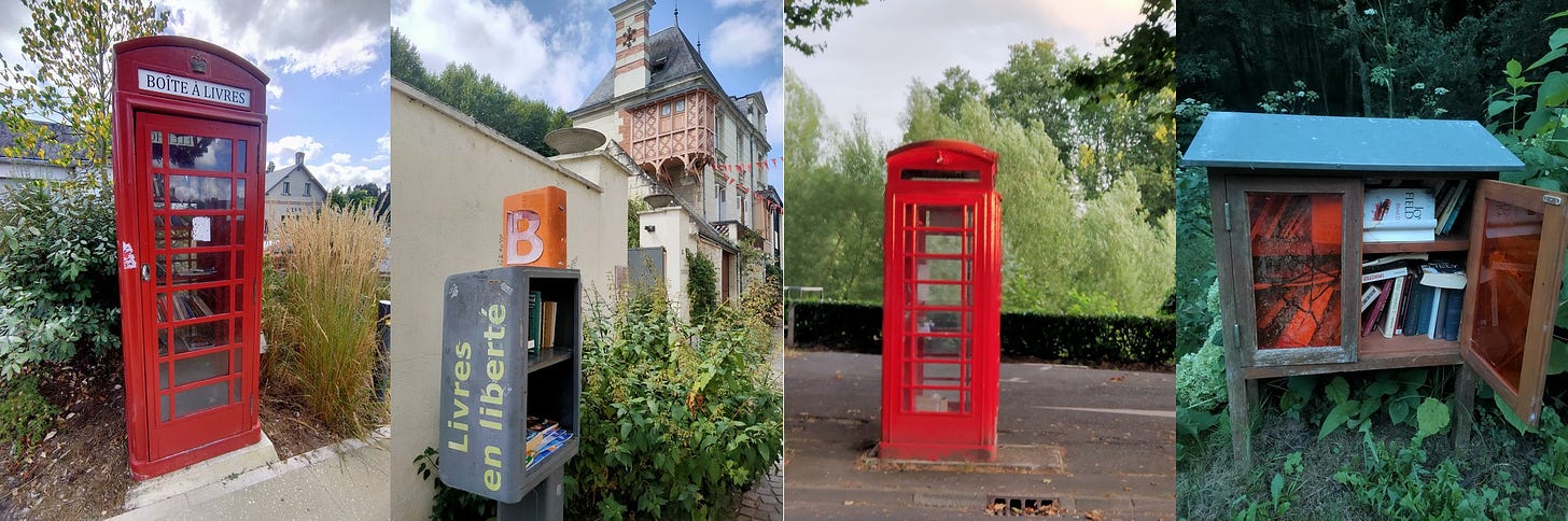 Boites à livres photographiées en Touraine par Amélie M. Boulay