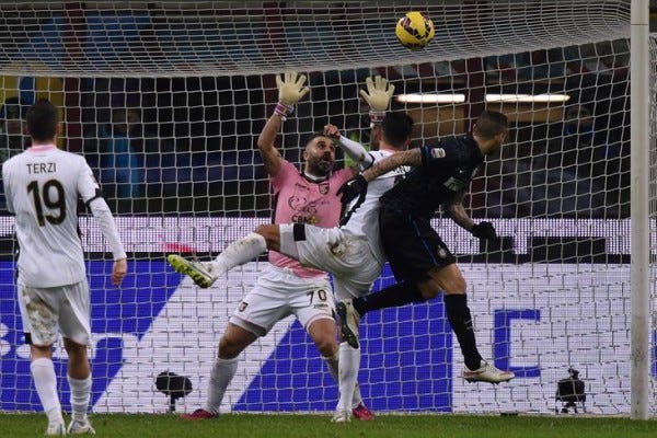 icardi scores against palermo serie a soccer 2015 images