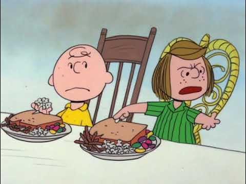 Peppermint Patty Being Rude To Charlie Brown During Thanksgiving and asks  Marcie to apologize - YouTube