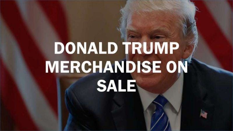 donald trump presidents day merchandise sale