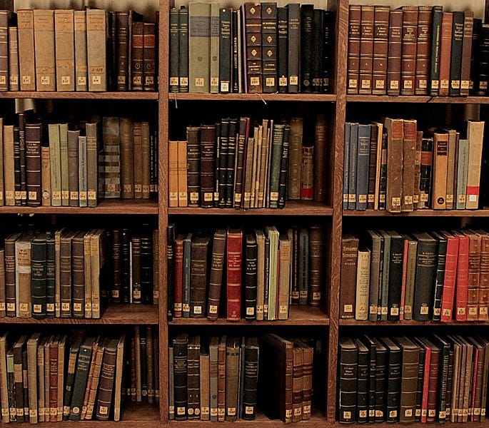File:Old Geodesy library books.jpg