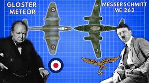 Who had the better Fighter Jet in WW2? Me 262 vs Gloster Meteor - YouTube
