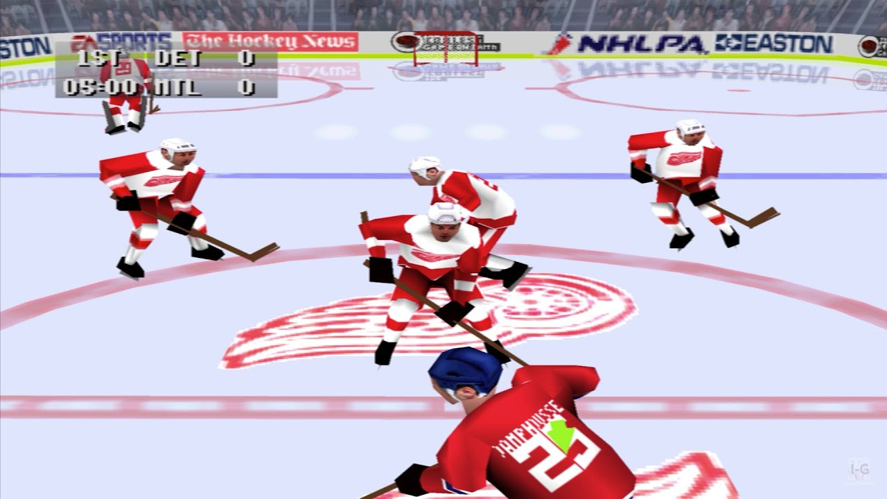 NHL 97 - PS1 Gameplay (4K60fps)