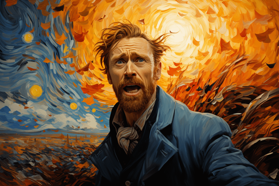 r/midjourney - Van Gogh selfie