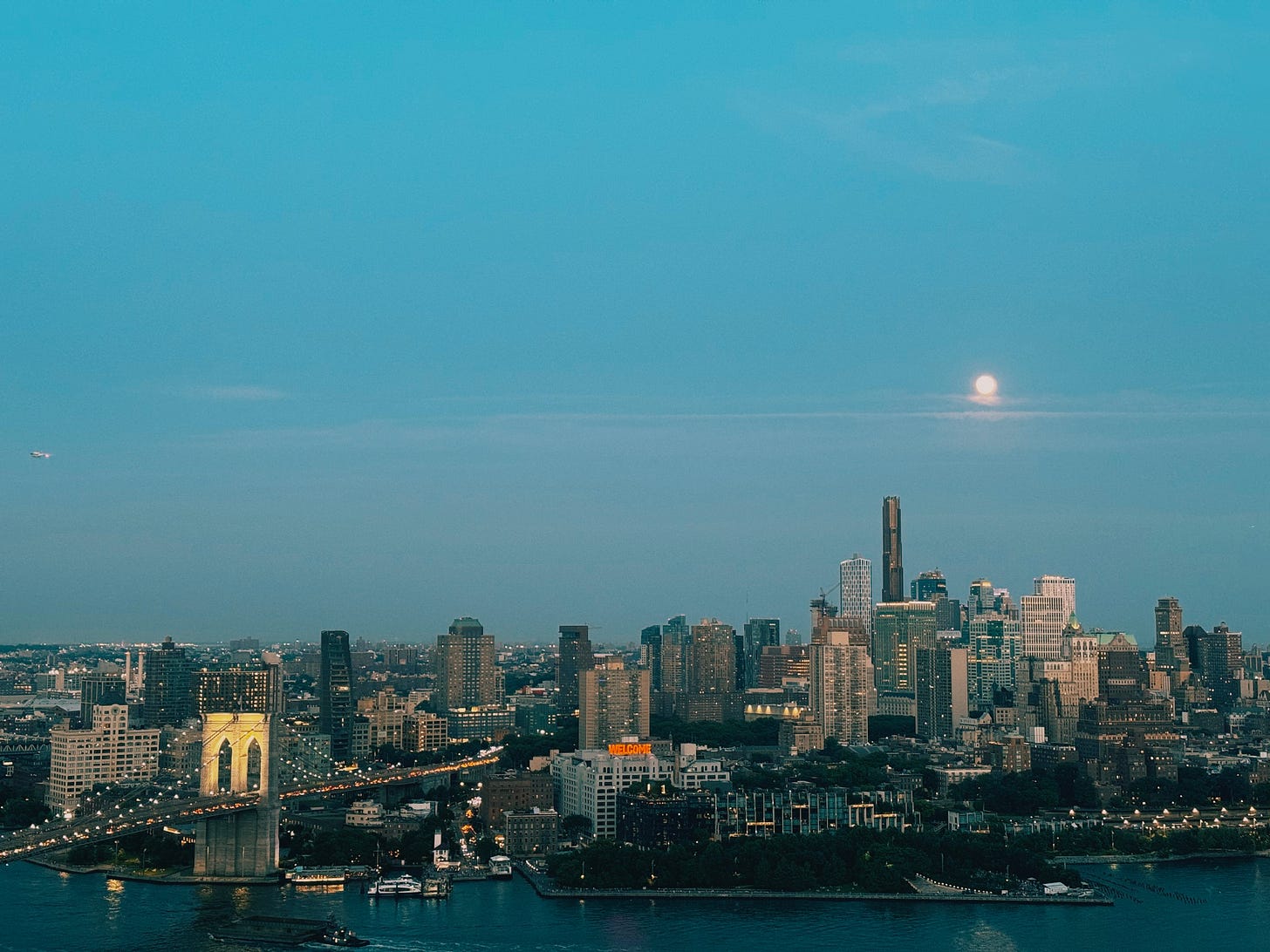 Moon over Brooklyn (Photo: Oliver Bouchard)