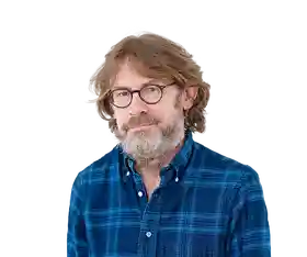 A person with glasses and a beard

Description automatically generated
