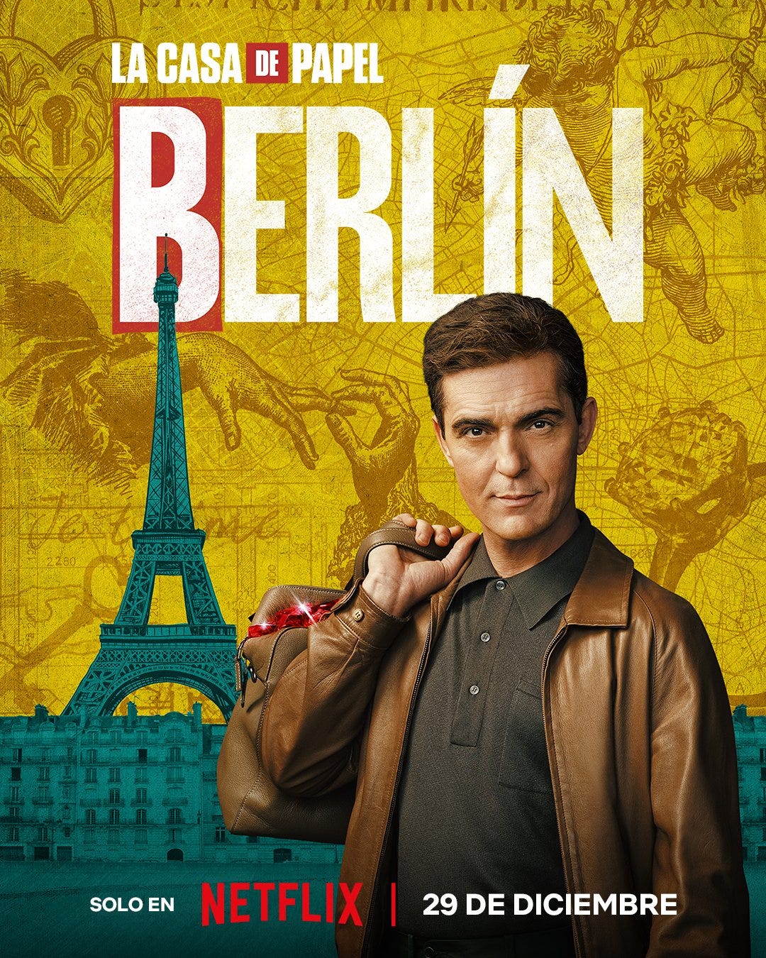 La casa de papel - BERLÍN on X: "Si Berlín es el corazón, Damián es el  cerebro de este atraco. #BERLÍNnetflix, del universo de La casa de papel,  llega a Netflix el