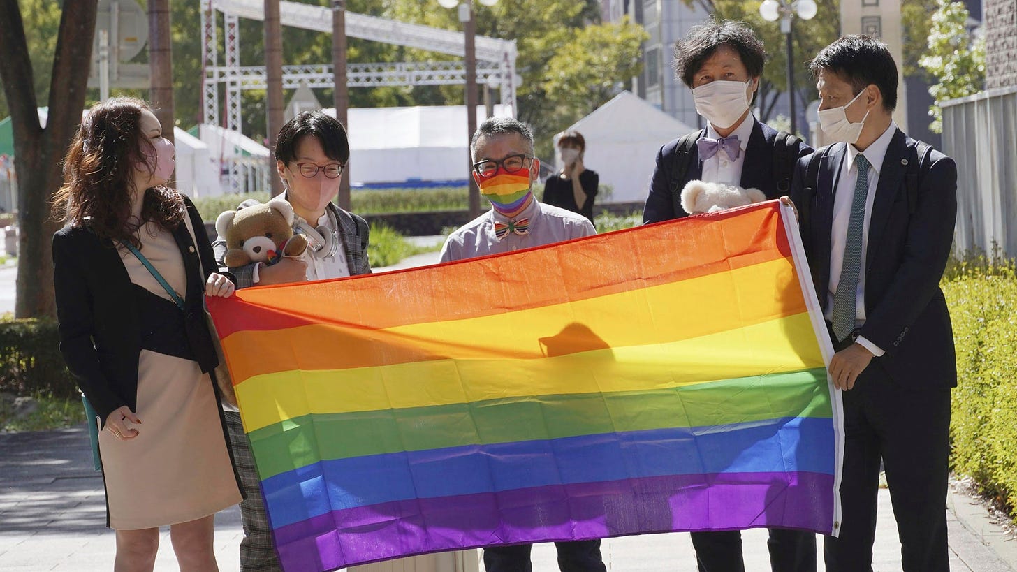 Gen Suzuki center enters Shizuoka family court in Hamamatsu Shizuoka prefecture central Japan for a court hearing on...