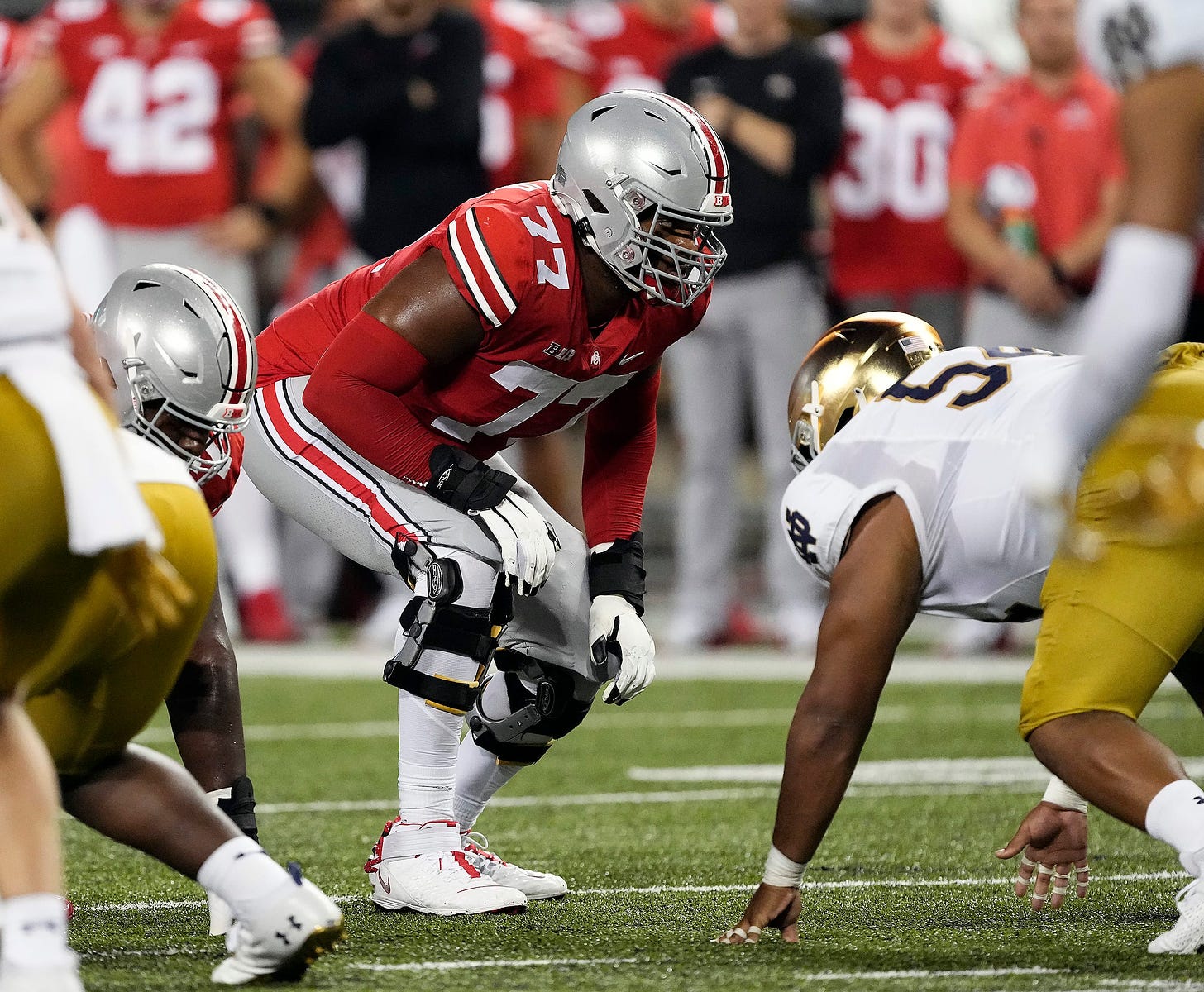 Ohio State left tackle Paris Johnson Jr. will declare for NFL draft