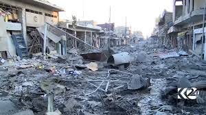 Image result for ‫الدمار في الموصل‬‎