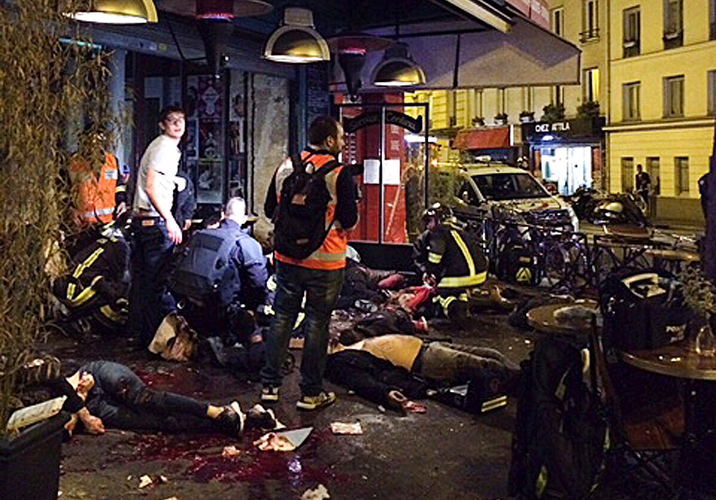 paris shooting BLOOD victim