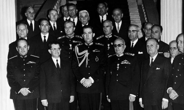 King Constantine of Greece faces his Colonels – archive, 1967 | Greece |  The Guardian