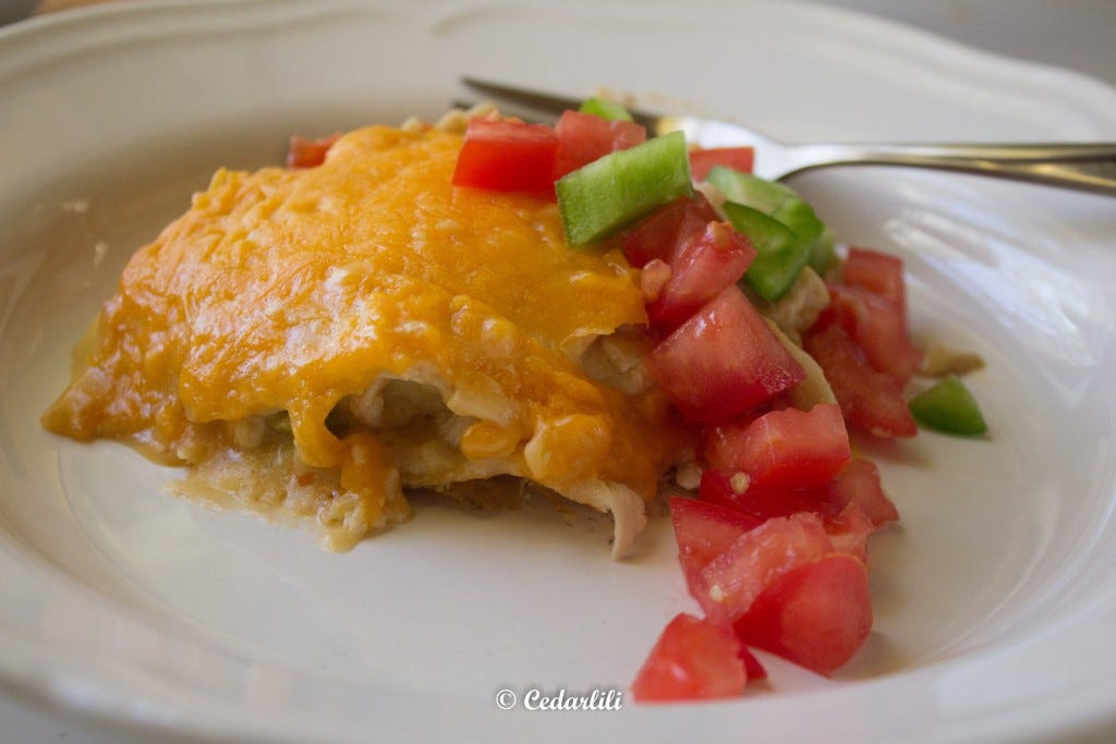 Chicken enchilada