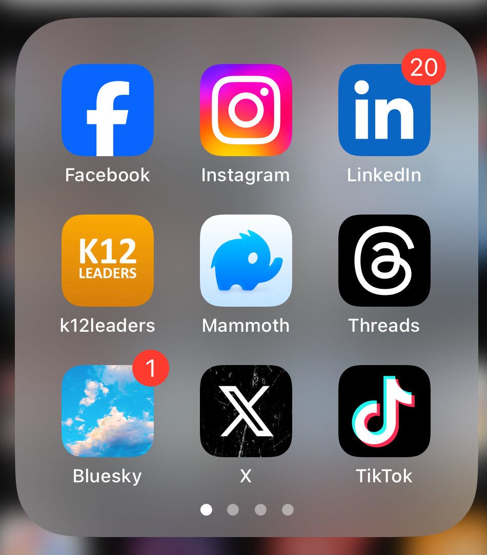 My current iPhone social media apps