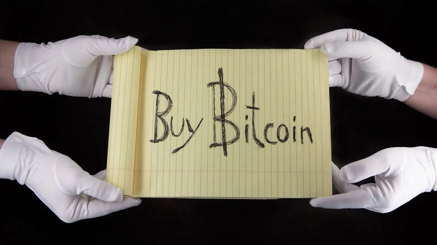 Buy Bitcoin' Notepad Held Behind Janet Yellen Sells for $1M - Decrypt