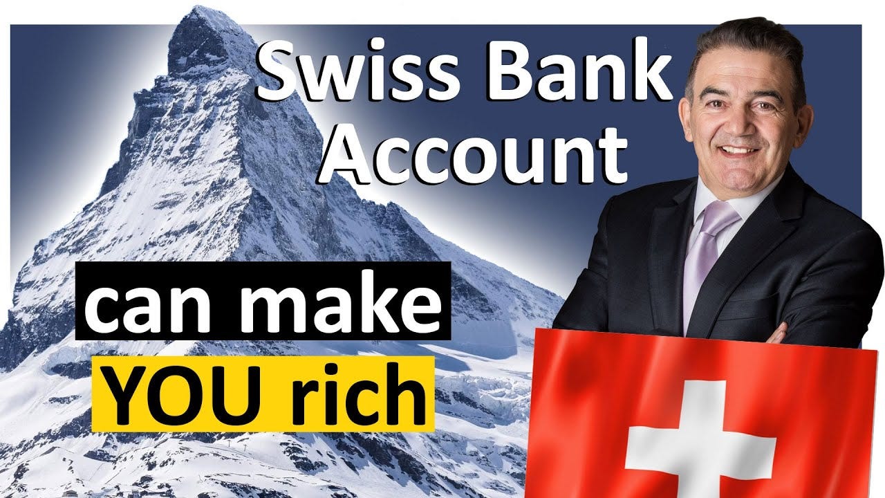 How a Swiss Bank Account can make people rich (step by step) - YouTube