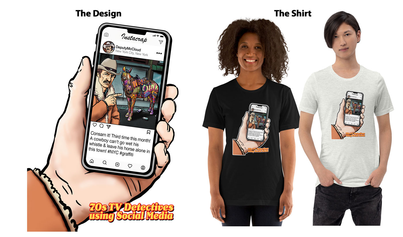 Tv Detective McCloud's Tshirt