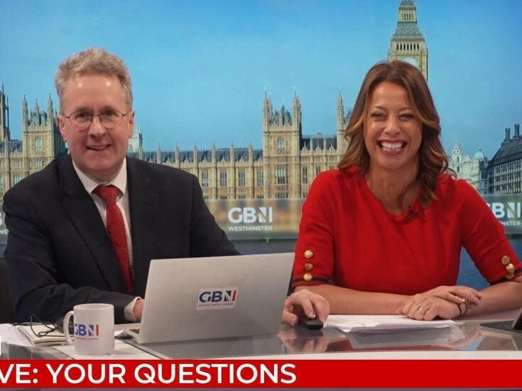 Photo of Christopher Hope and Gloria De Piero say GB News offers political news for the people (not other journalists)