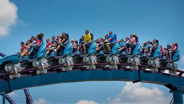 Mako coaster at SeaWorld