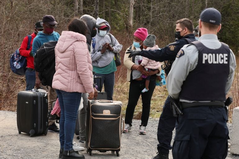 Canada sees new high in asylum seeker crossings from US | Migration News |  Al Jazeera