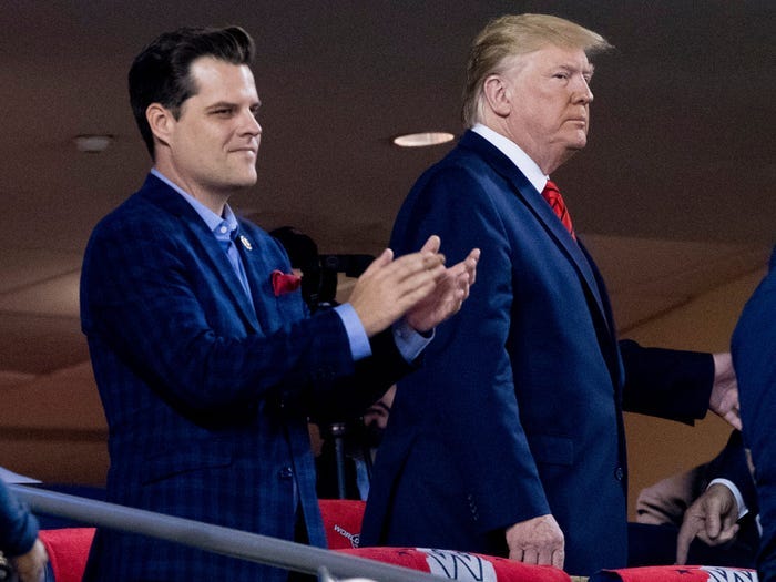 Gaetz Says He Talked to Trump About House Speaker If GOP Wins Majority