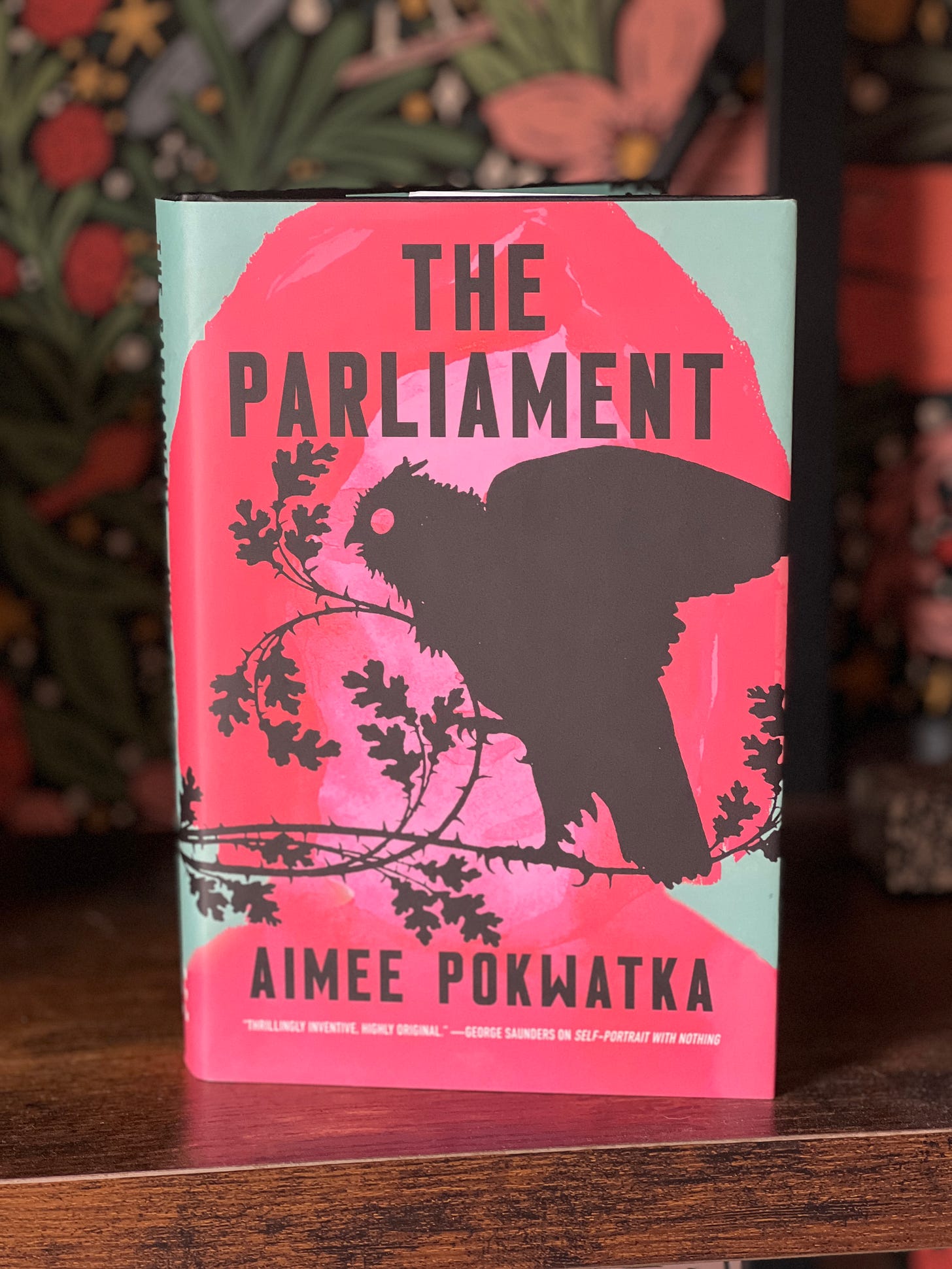 A hardcover copy of The Parliament