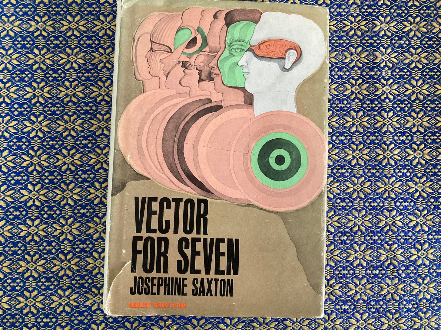cover of josephine saxton vector for seven