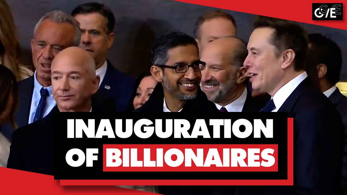 World's Richest Billionaires At Center Of Trump's Inauguration ...