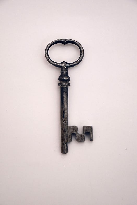 Large metal Key