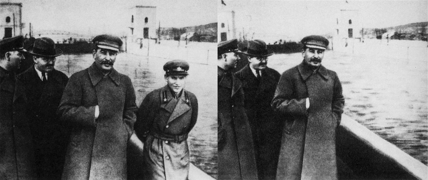 Nikolai Yezhov. Now you see him, now you don’t.