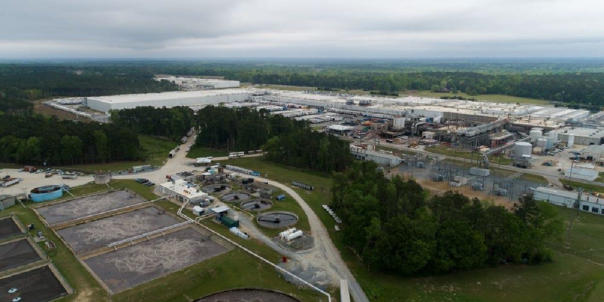 Large pork slaughterhouse