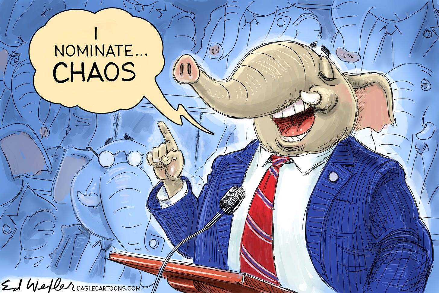 Republicans bow to Chaos Caucus