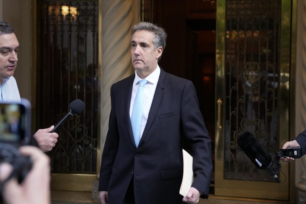 Michael Cohen, otrora abogado y hombre de confianza Donald Trump,