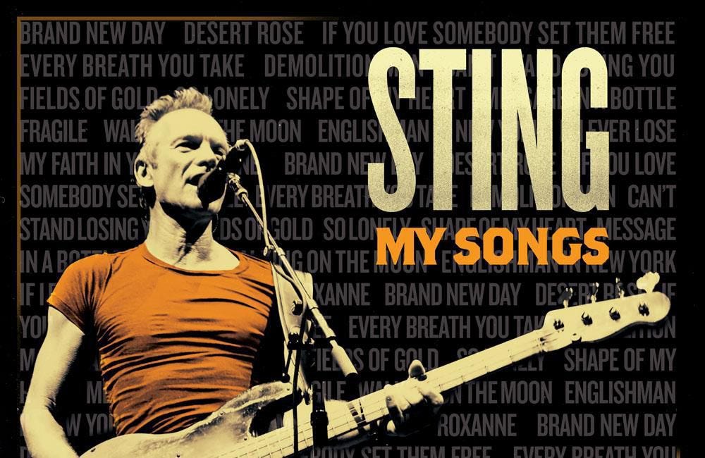 Sting My Songs album cover hits May 2019.