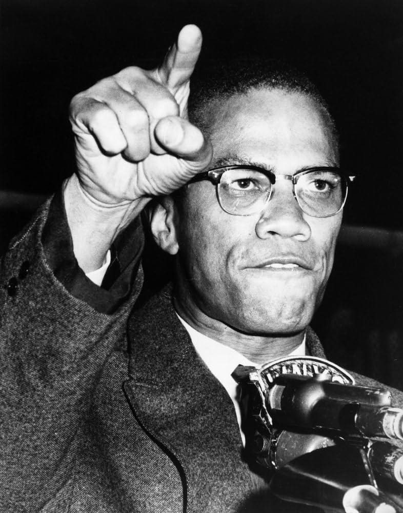 Malcolm X (1925-1965) Nborn Malcolm Little American Religious And Political  Leader Photographed While Giving A Speech At A Rally In Harlem New York  City C1963 Poster Print by (18 x 24) :