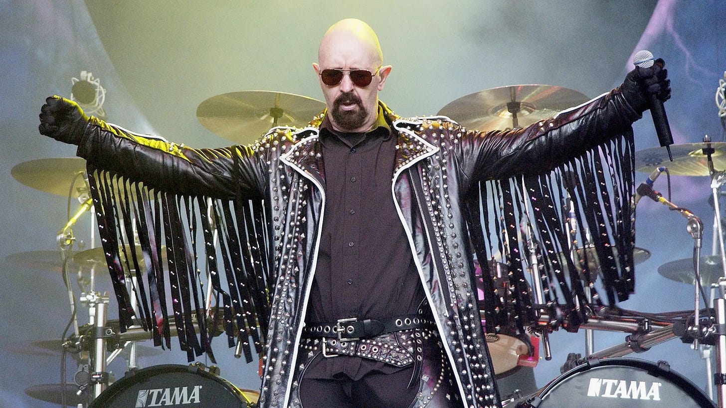 Rob Halford on stage