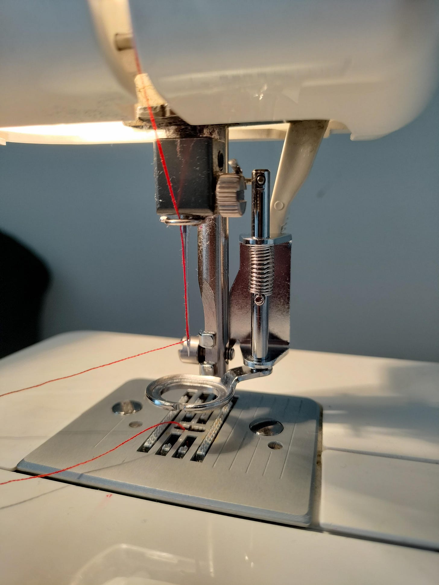 What am I doing wrong? Free motion quilting foot on brother machine - not  sewing : r/SewingForBeginners