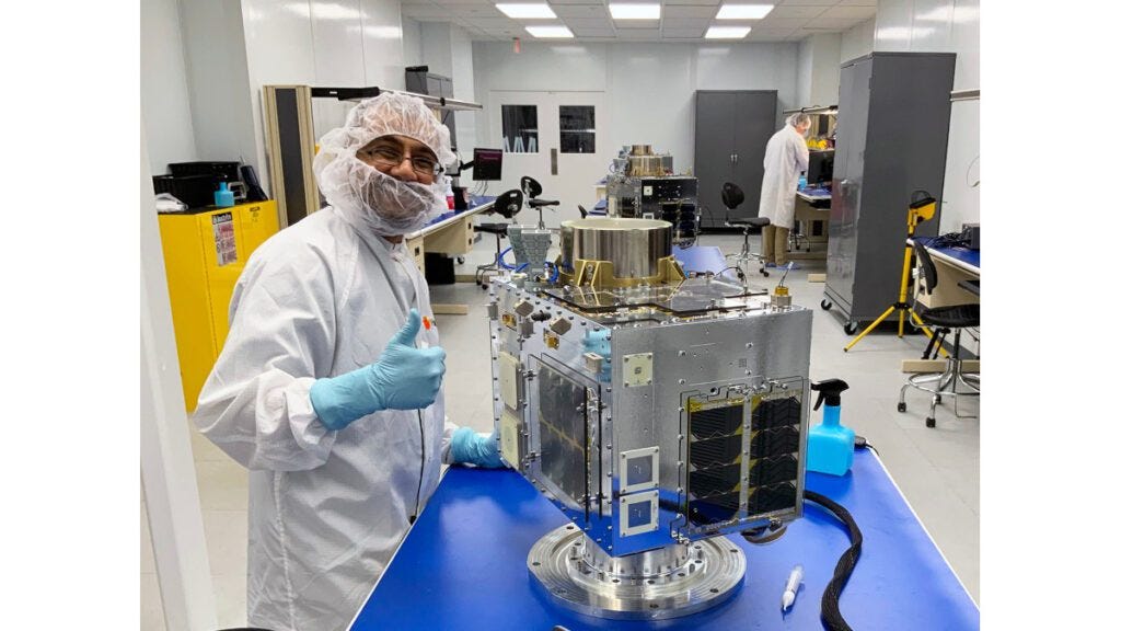 Radio Frequency Geolocation Satellites Under Construction