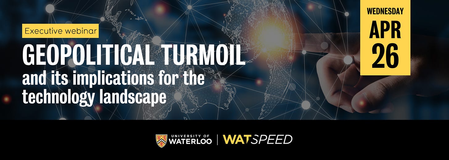  Geopolitical turmoil and its implications for the technology landscape