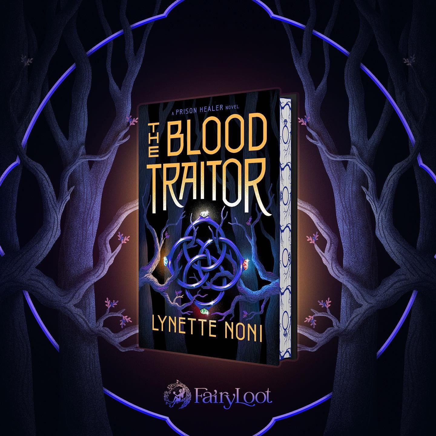 May be an image of book and text that says 'Hã BLOOD TRAITOR LYNETTE NON FairyLoot'