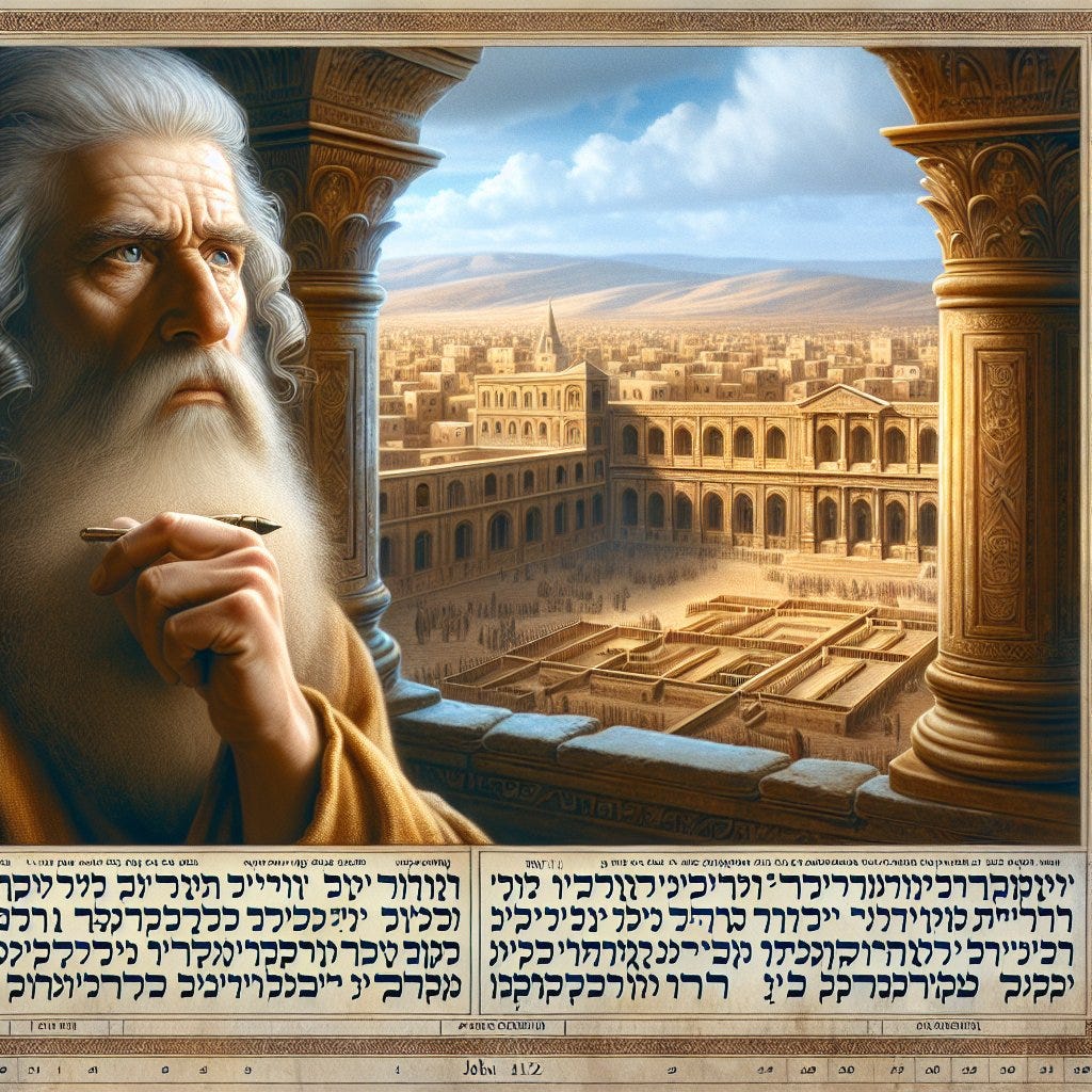 Nehemiah 1:1 - "The words of Nehemiah the son of Hachaliah. And it came to pass in the month Chisleu, in the twentieth year, as I was in Shushan the palace,"