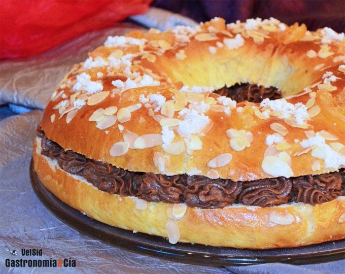 Cómo rellenar el Roscón de Reyes