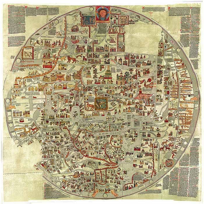 Growing aware of Christian Nubia, the Europeans included it in their cartography between the 12th and 15th centuries – the Epstorf Map 1300 (Public Domain)
