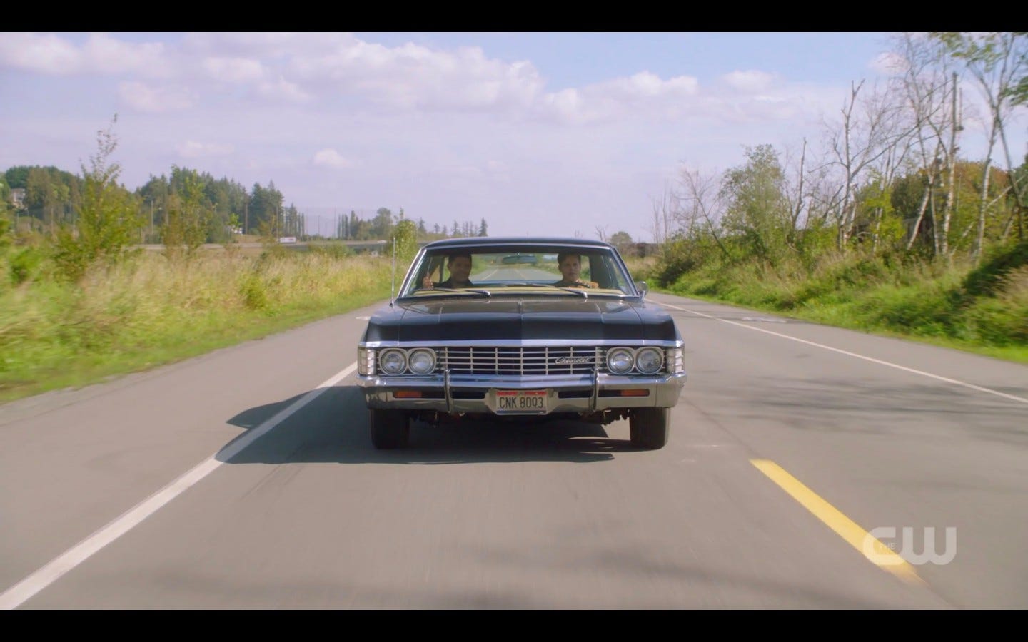 sam dean winchester in baby impala spn 1407