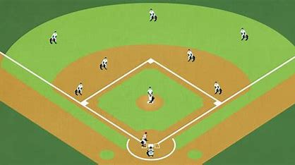 Image result for pictures of baseball players on the diamond