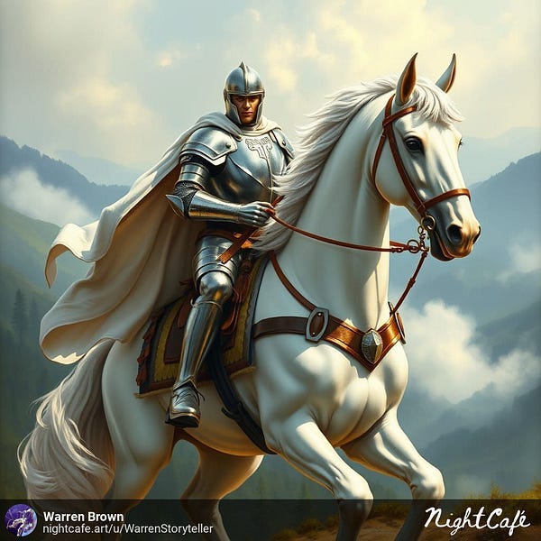 Knight on a horse