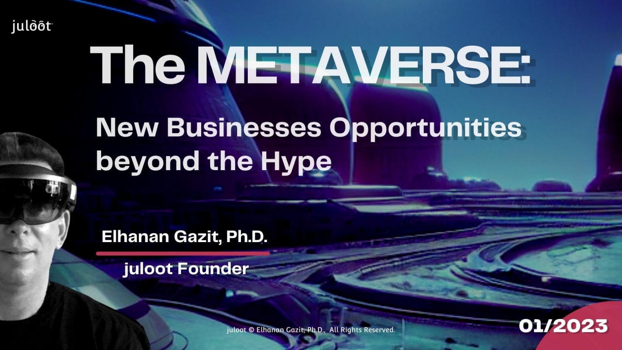 The METAVERSE: New Businesses Opportunities beyond the Hype.