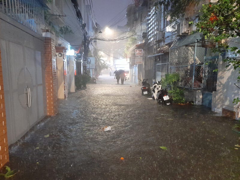 Flooded HCMC