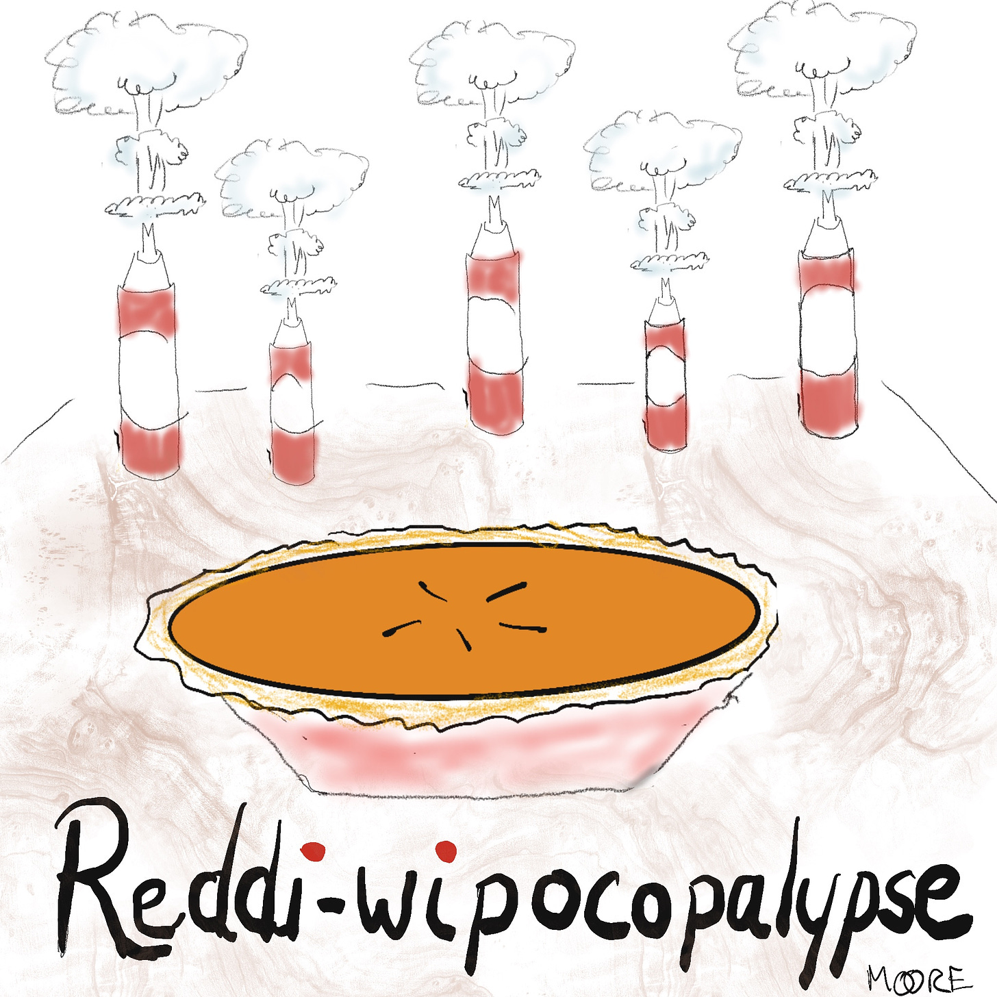 Redi-Wip and pumpkin pie